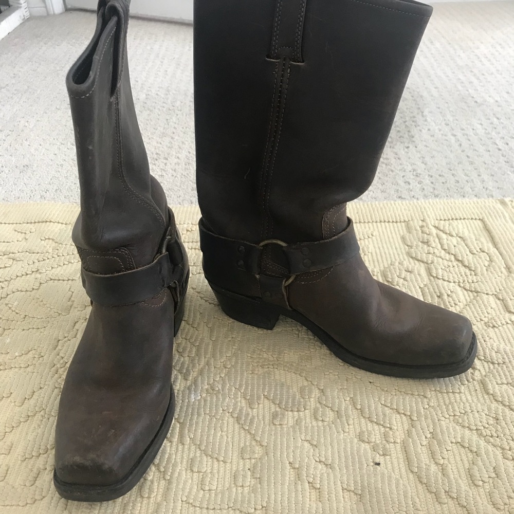 Frye Harness Boot Brown 12R size 9